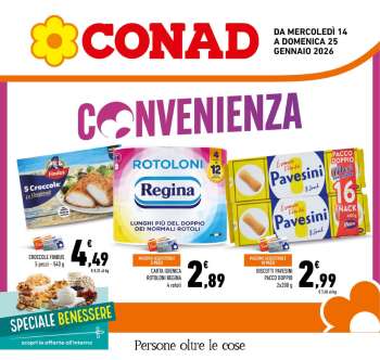 Volantino Conad - 14/1/2026 - 25/1/2026.