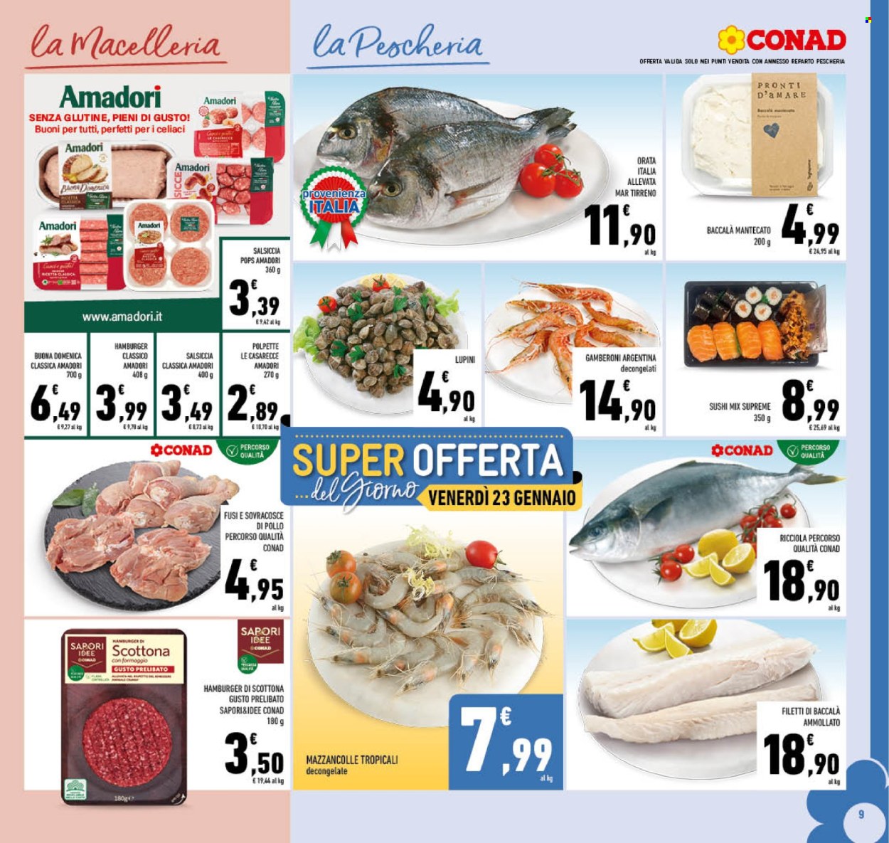 Volantino Conad - 14/1/2026 - 25/1/2026. Pagina 9