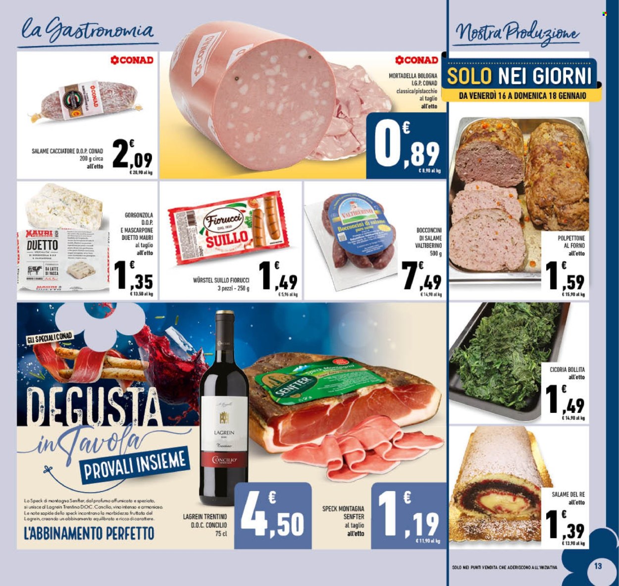 Volantino Conad - 14/1/2026 - 25/1/2026. Pagina 13