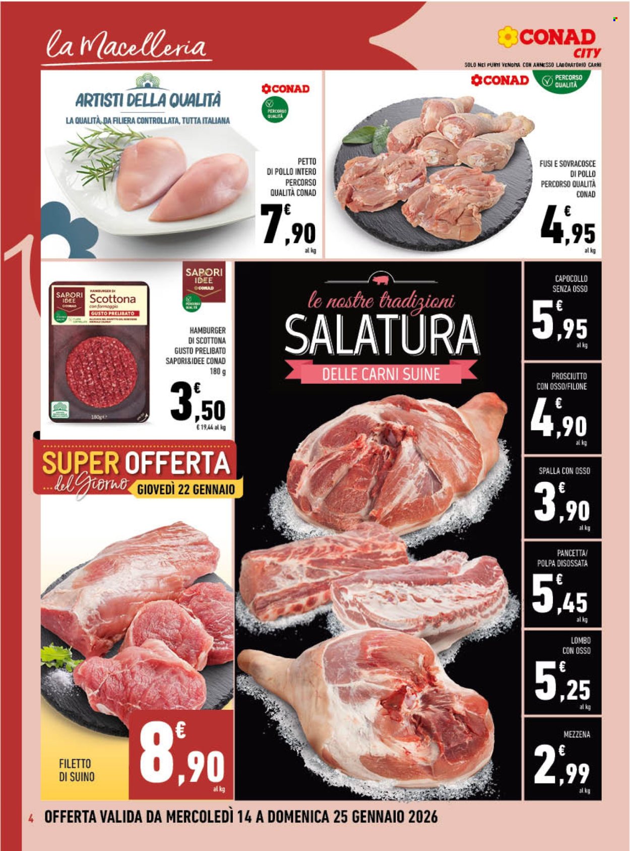 Volantino Conad - 14/1/2026 - 25/1/2026. Pagina 4