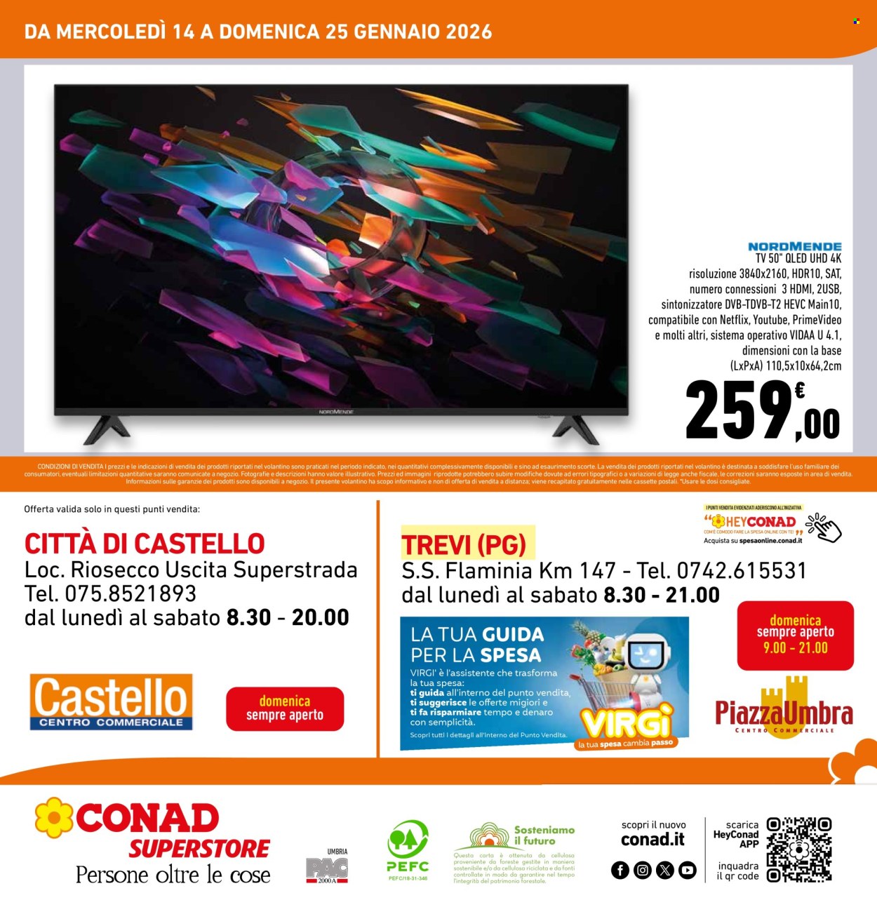 Volantino Conad Superstore - 14/1/2026 - 25/1/2026. Pagina 4