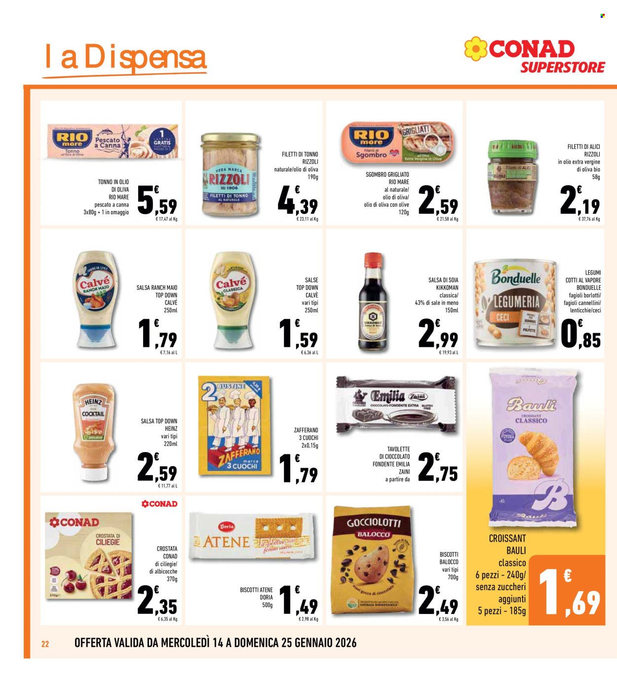 Volantino Conad Superstore - 14/1/2026 - 25/1/2026. Pagina 22