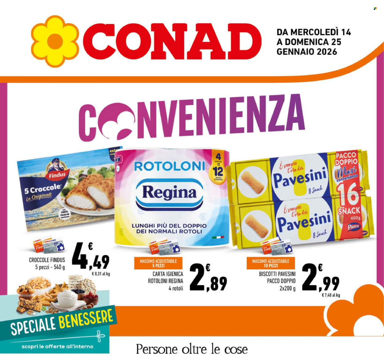 Volantino Conad - 14/1/2026 - 25/1/2026. Pagina 1