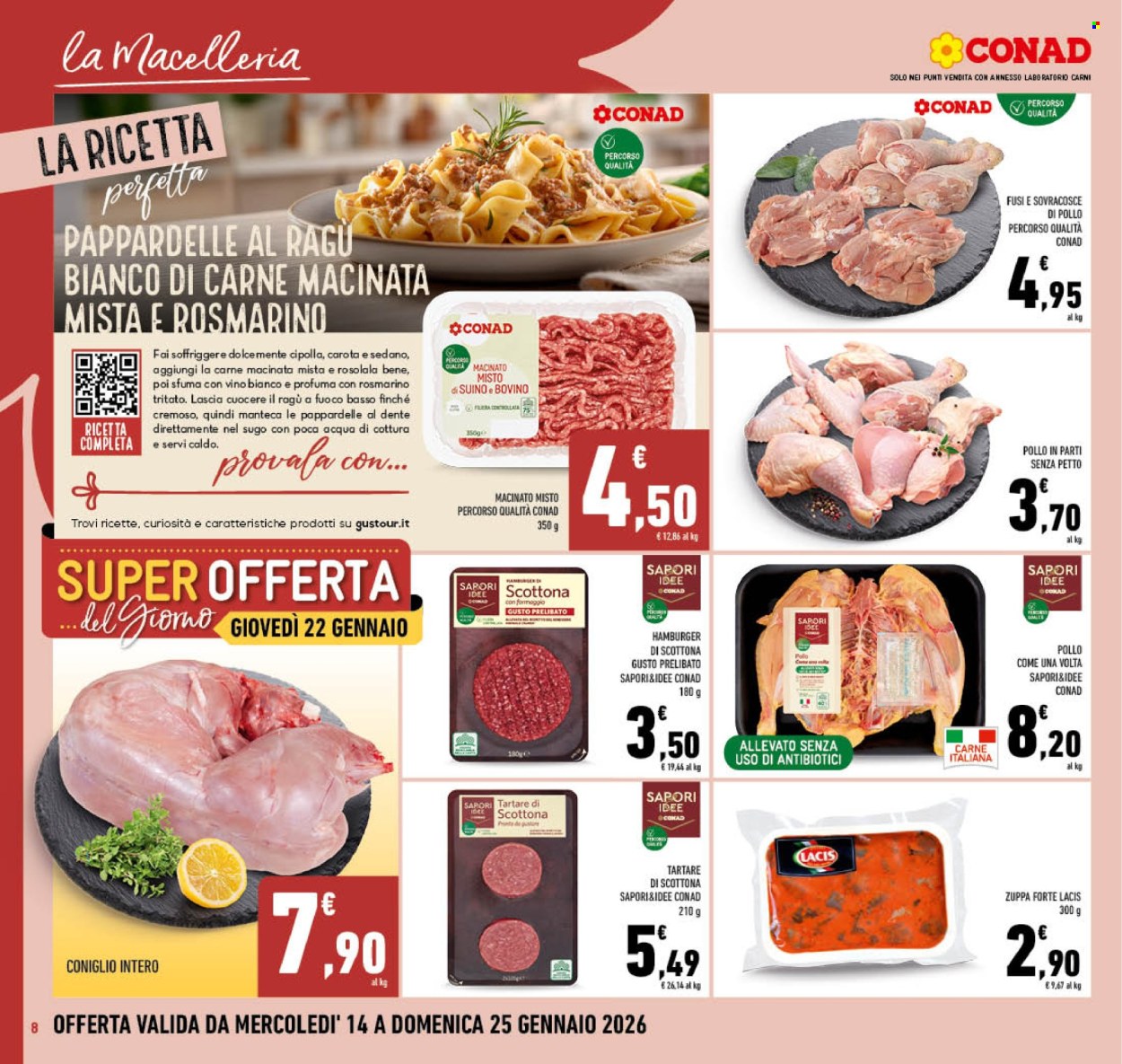 Volantino Conad - 14/1/2026 - 25/1/2026. Pagina 8