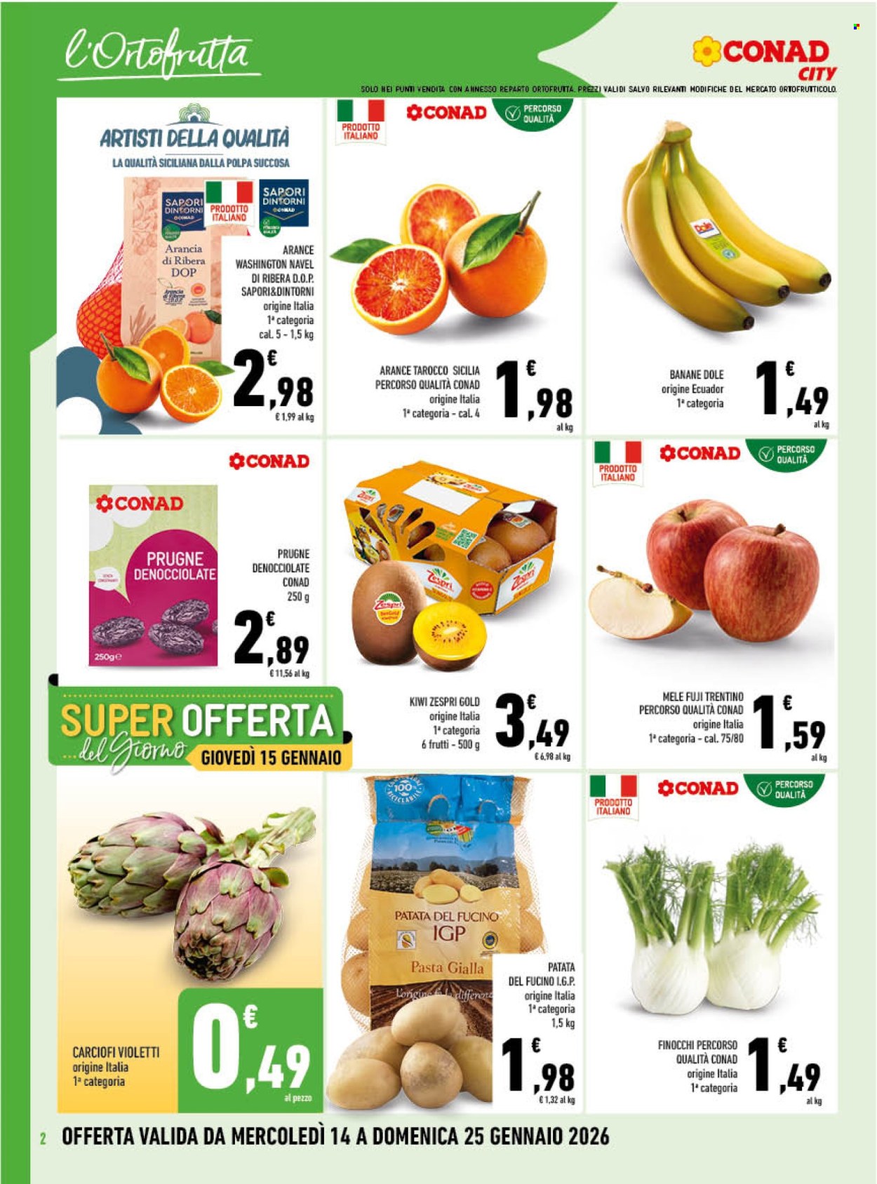 Volantino Conad - 14/1/2026 - 25/1/2026. Pagina 2