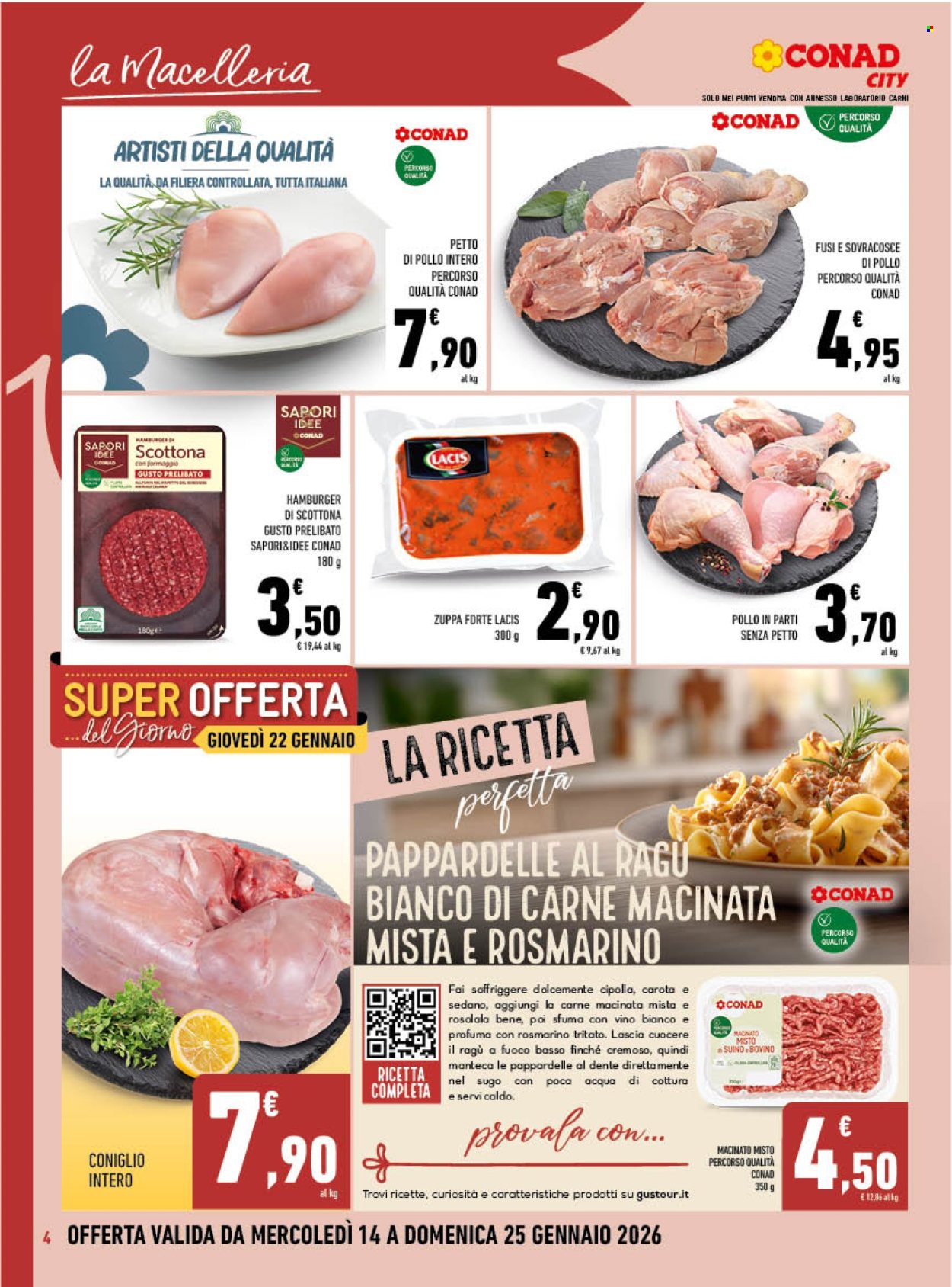 Volantino Conad - 14/1/2026 - 25/1/2026. Pagina 4
