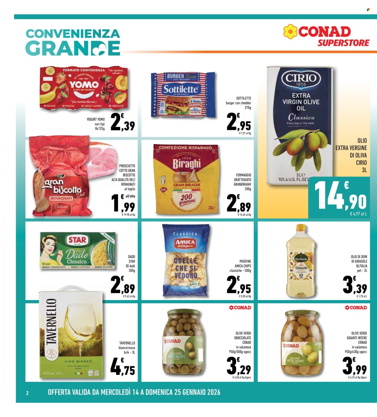Volantino Conad Superstore - 14/1/2026 - 25/1/2026. Pagina 2