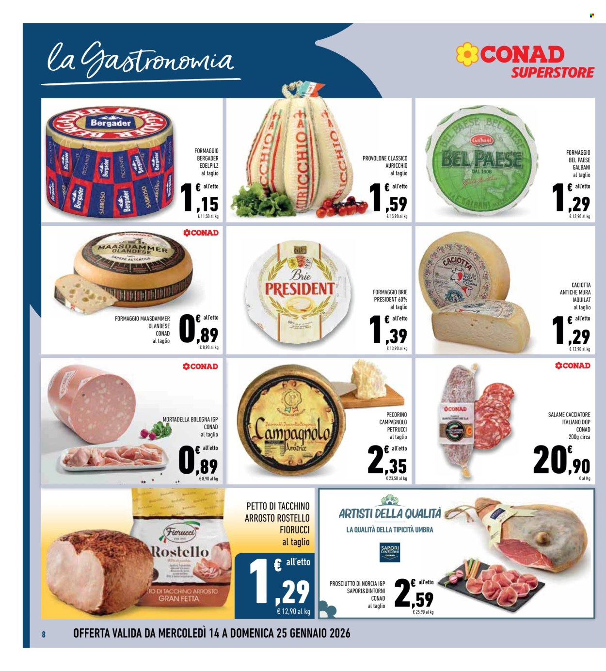 Volantino Conad Superstore - 14/1/2026 - 25/1/2026. Pagina 8