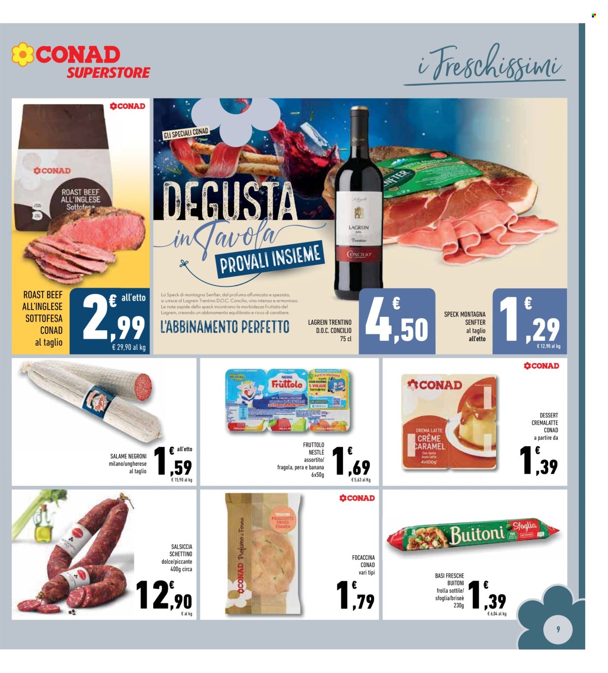 Volantino Conad Superstore - 14/1/2026 - 25/1/2026. Pagina 9