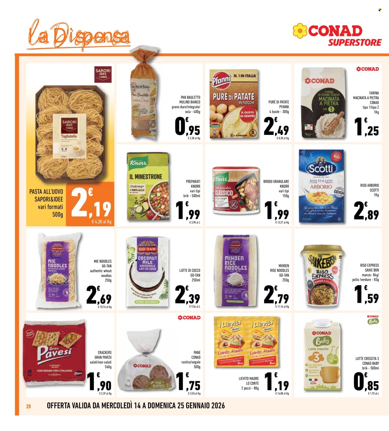 Volantino Conad Superstore - 14/1/2026 - 25/1/2026. Pagina 20