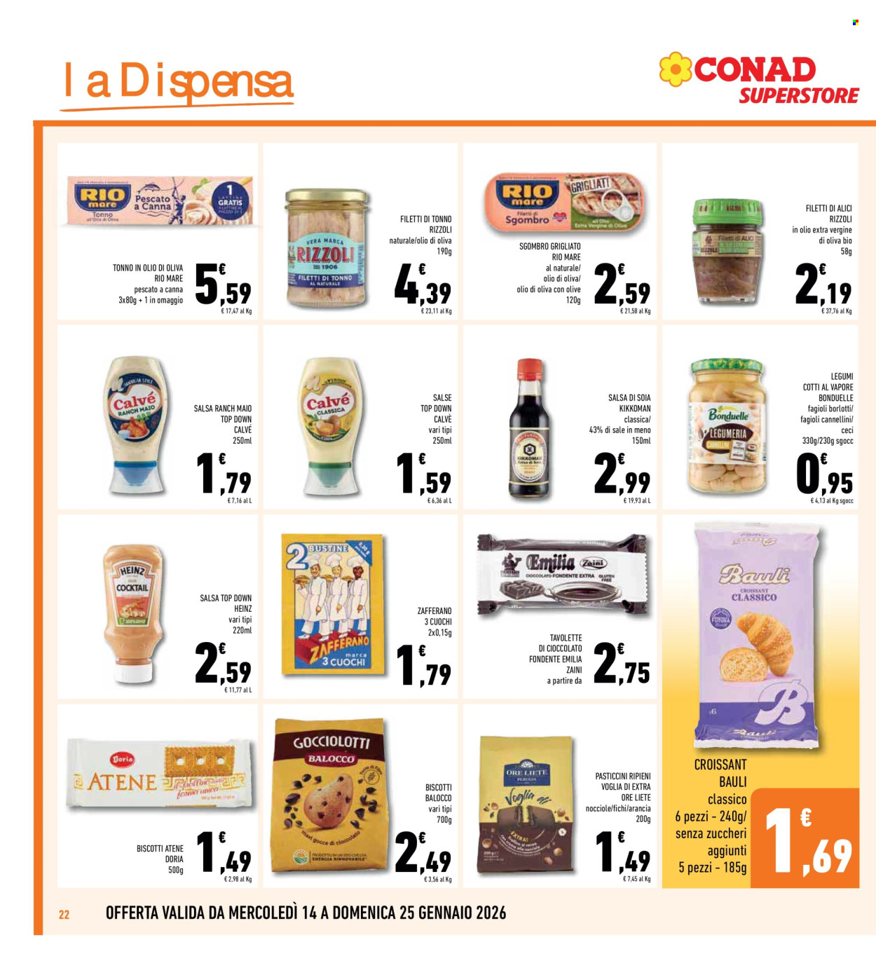 Volantino Conad Superstore - 14/1/2026 - 25/1/2026. Pagina 22