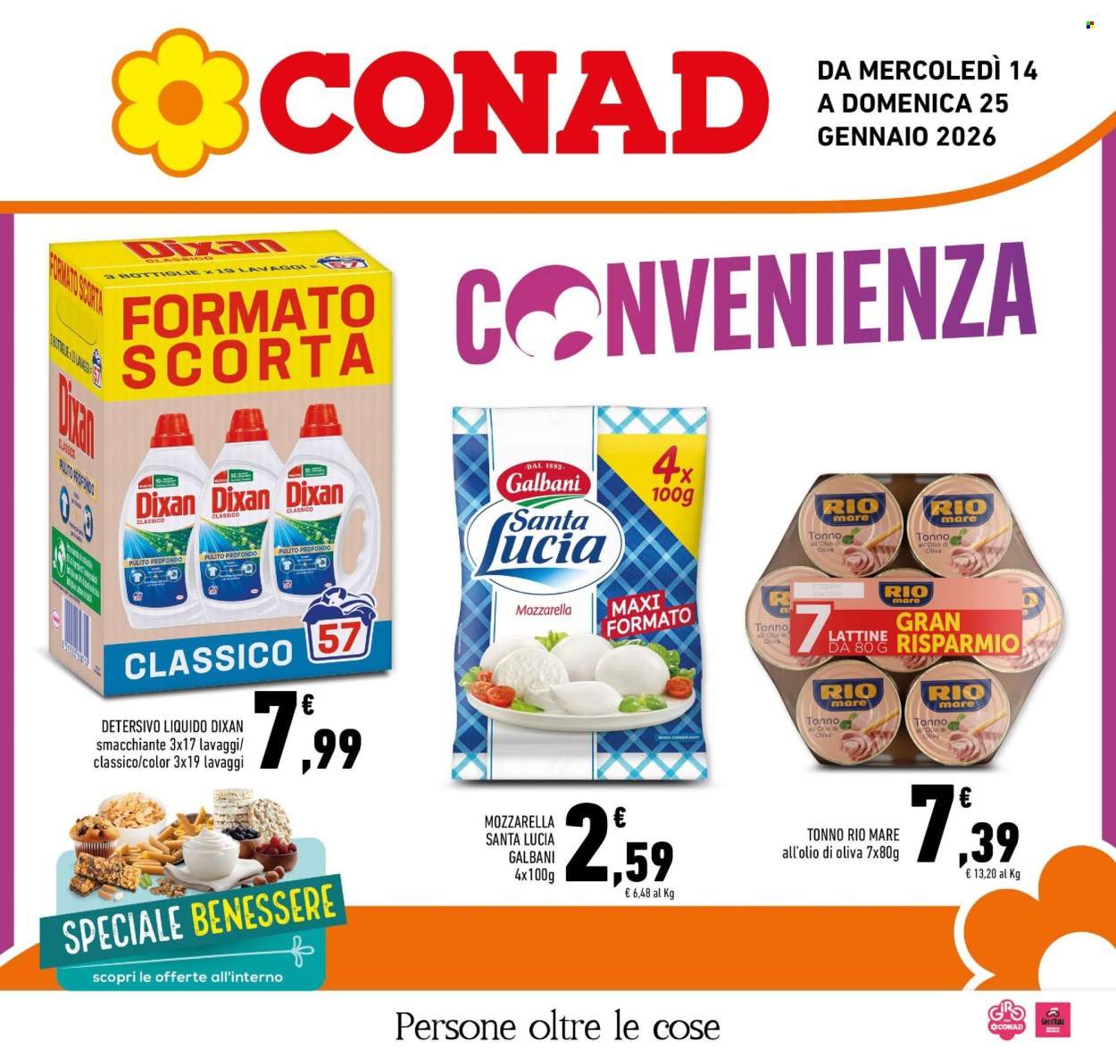 Volantino Conad - 14/1/2026 - 25/1/2026. Pagina 1