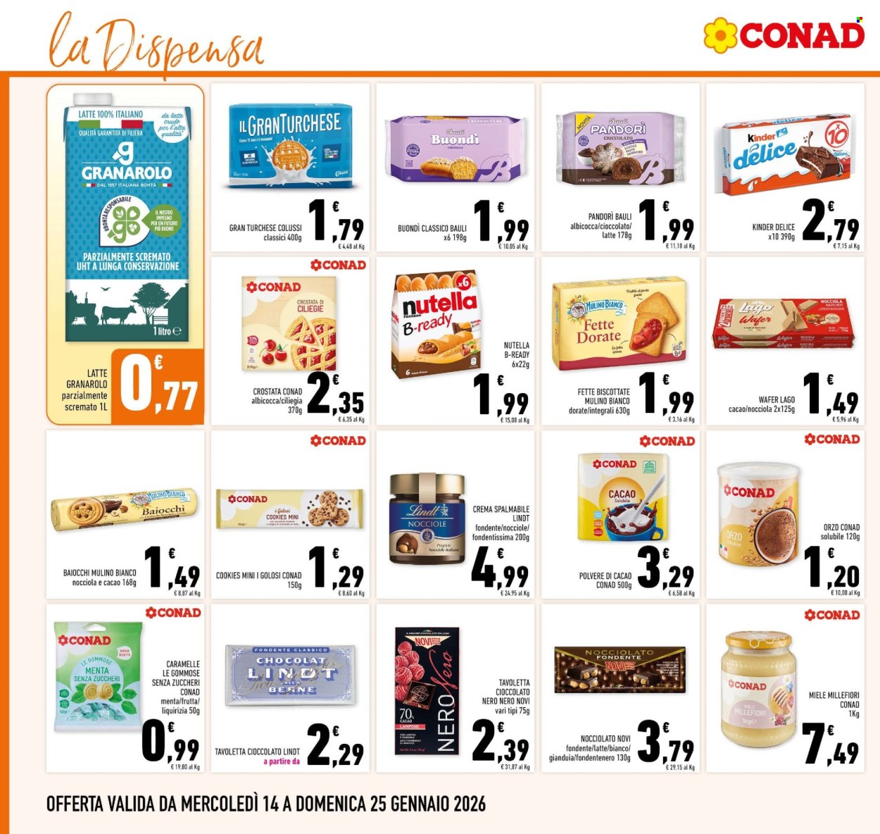 Volantino Conad - 14/1/2026 - 25/1/2026. Pagina 14