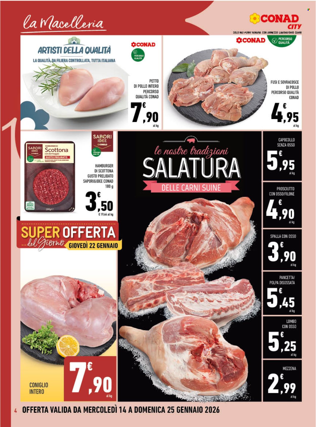 Volantino Conad City - 14/1/2026 - 25/1/2026. Pagina 4