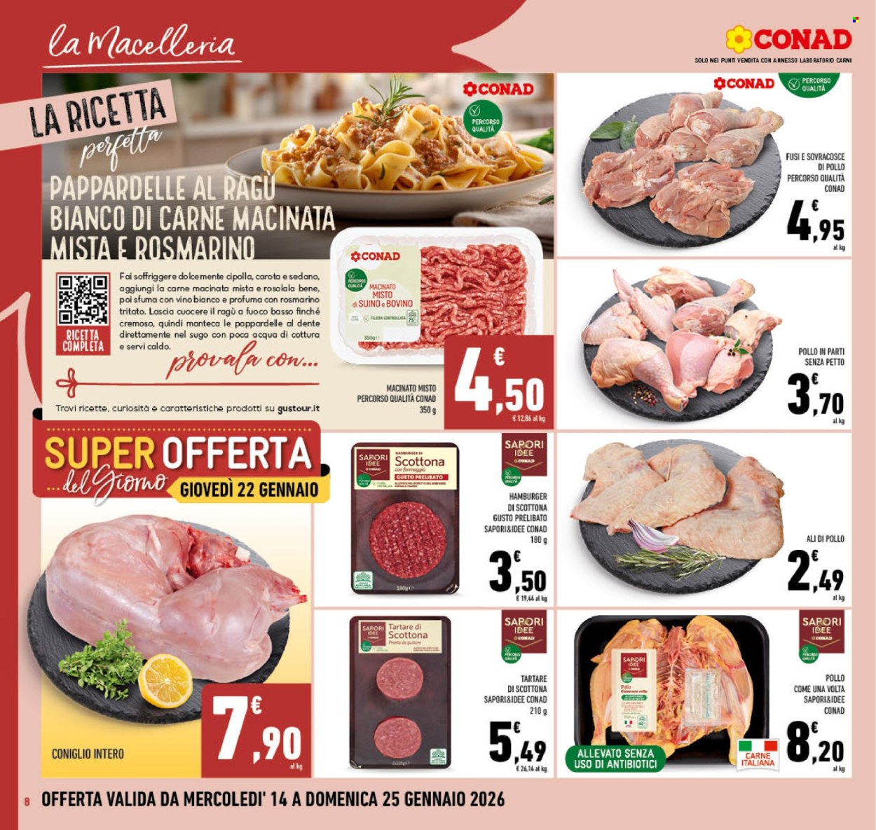 Volantino Conad - 14/1/2026 - 25/1/2026. Pagina 8