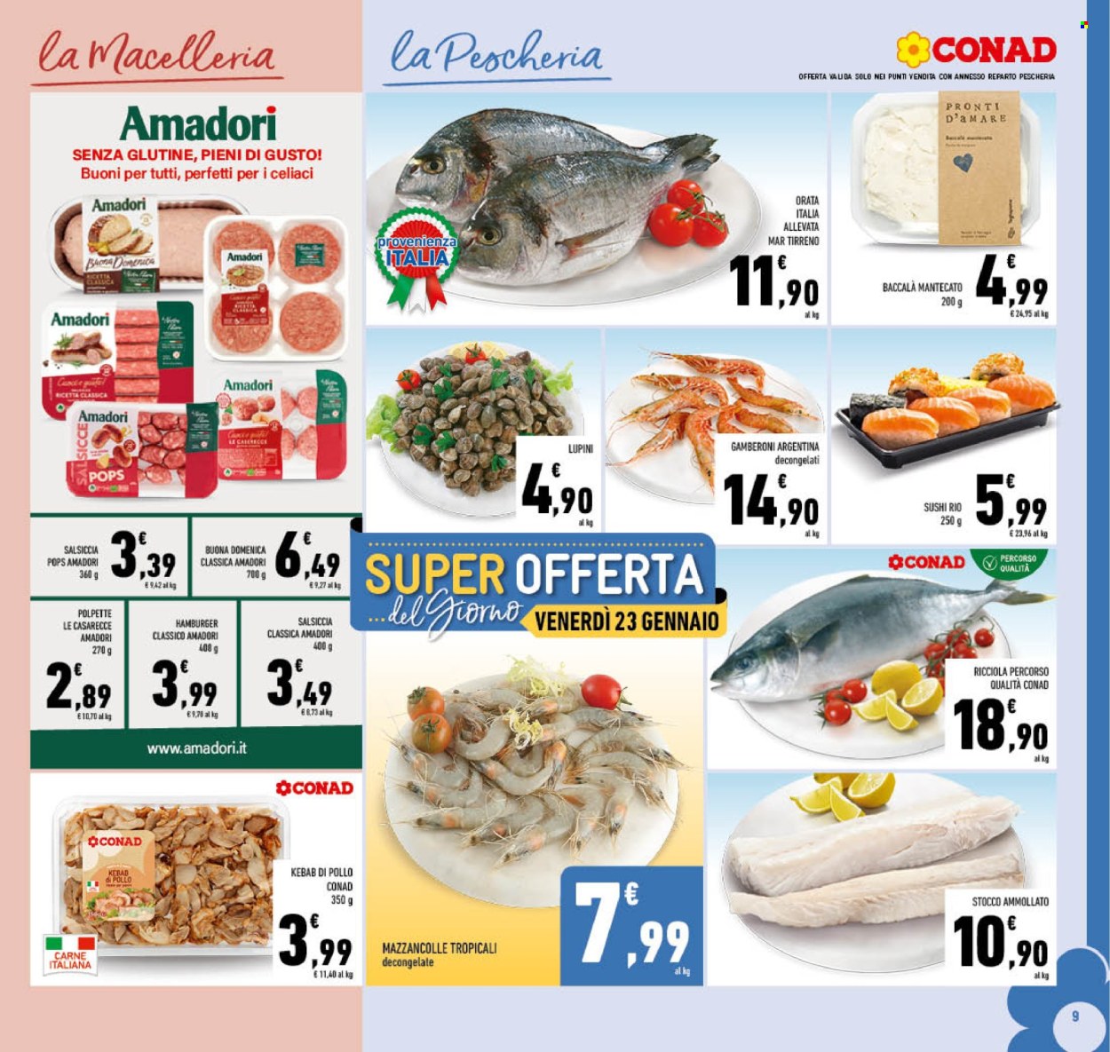 Volantino Conad - 14/1/2026 - 25/1/2026. Pagina 9