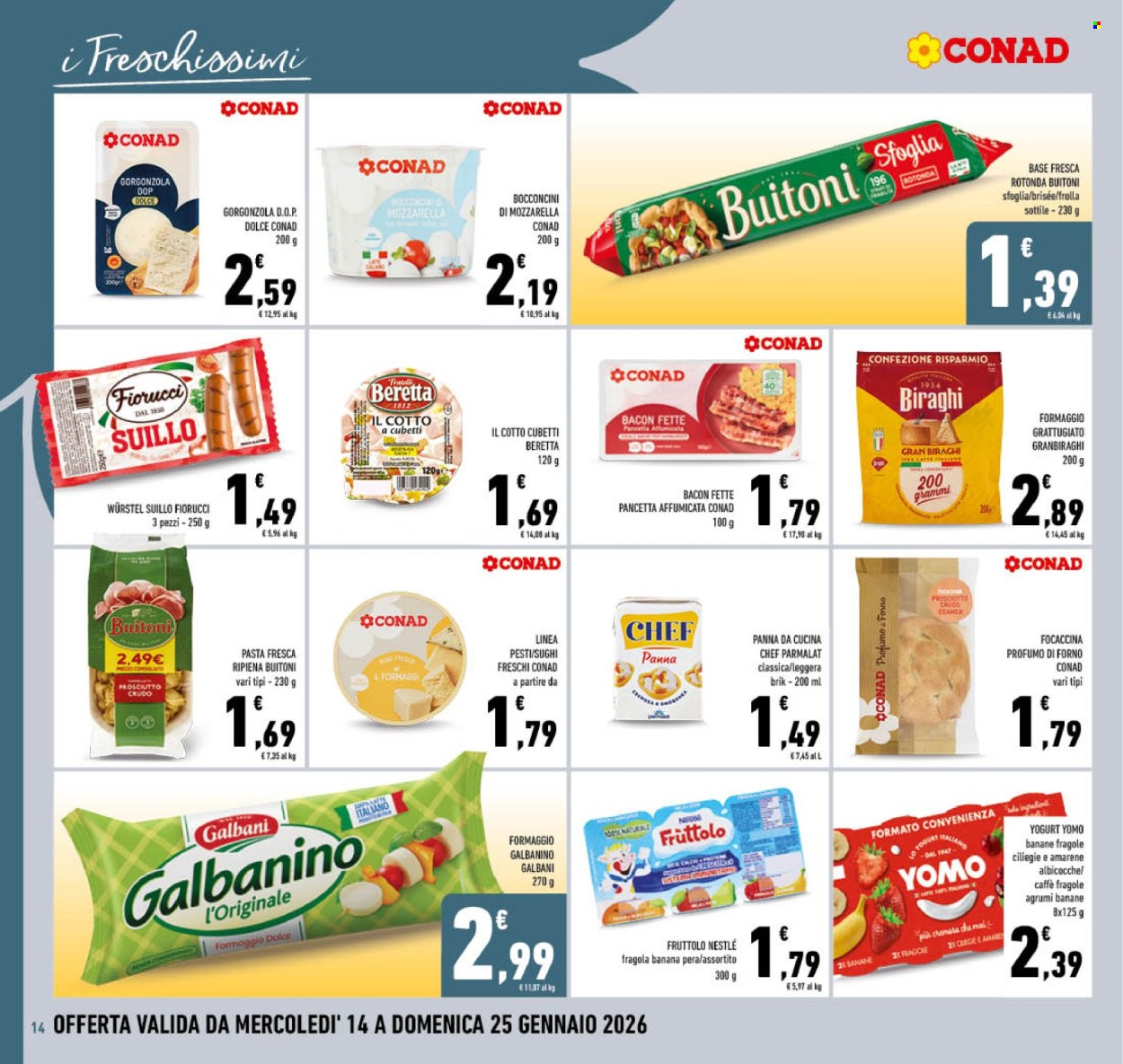 Volantino Conad - 14/1/2026 - 25/1/2026. Pagina 14