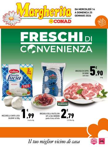 Volantino Margherita Conad - 14/1/2026 - 25/1/2026.
