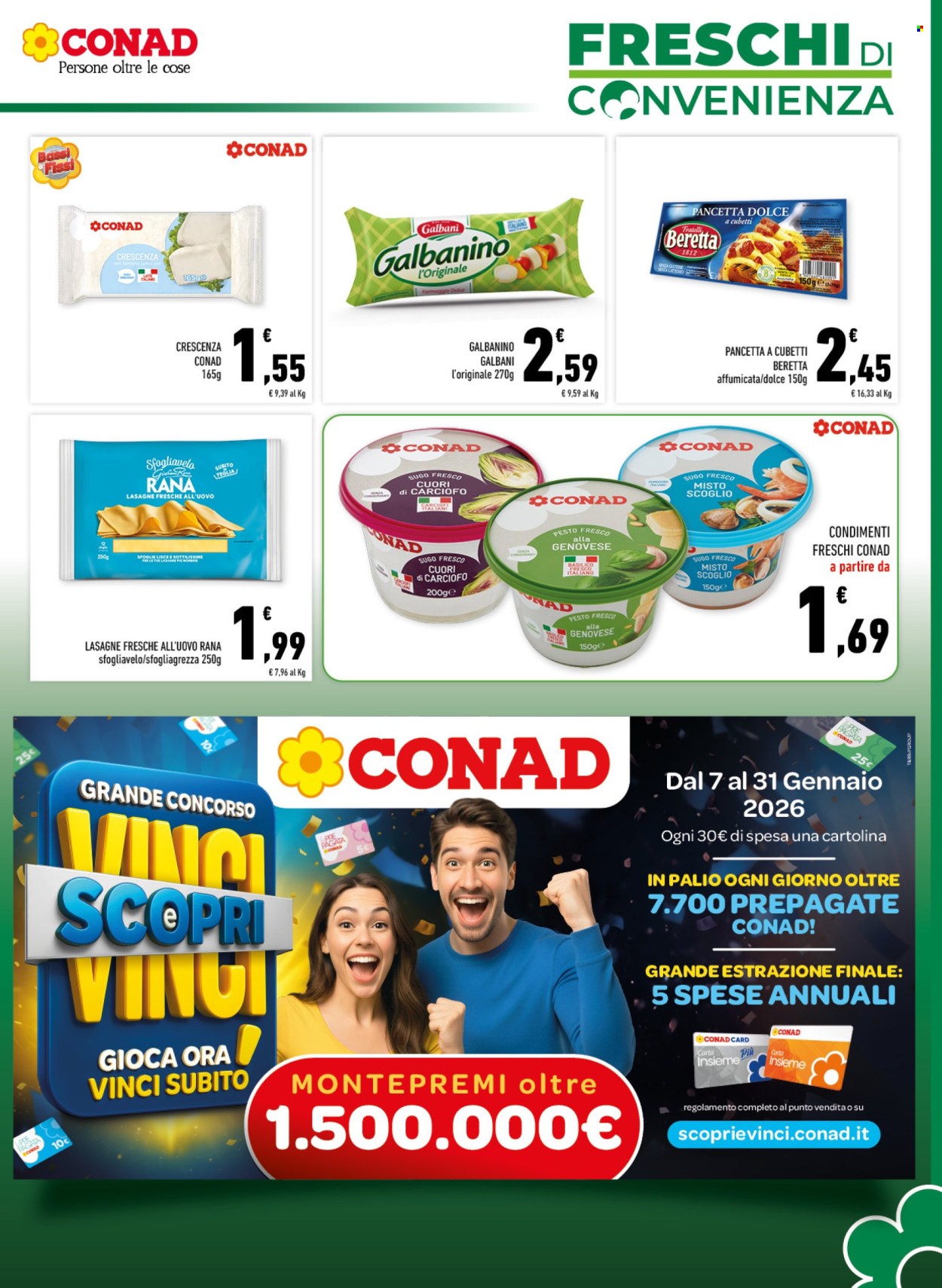 Volantino Margherita Conad - 14/1/2026 - 25/1/2026. Pagina 3