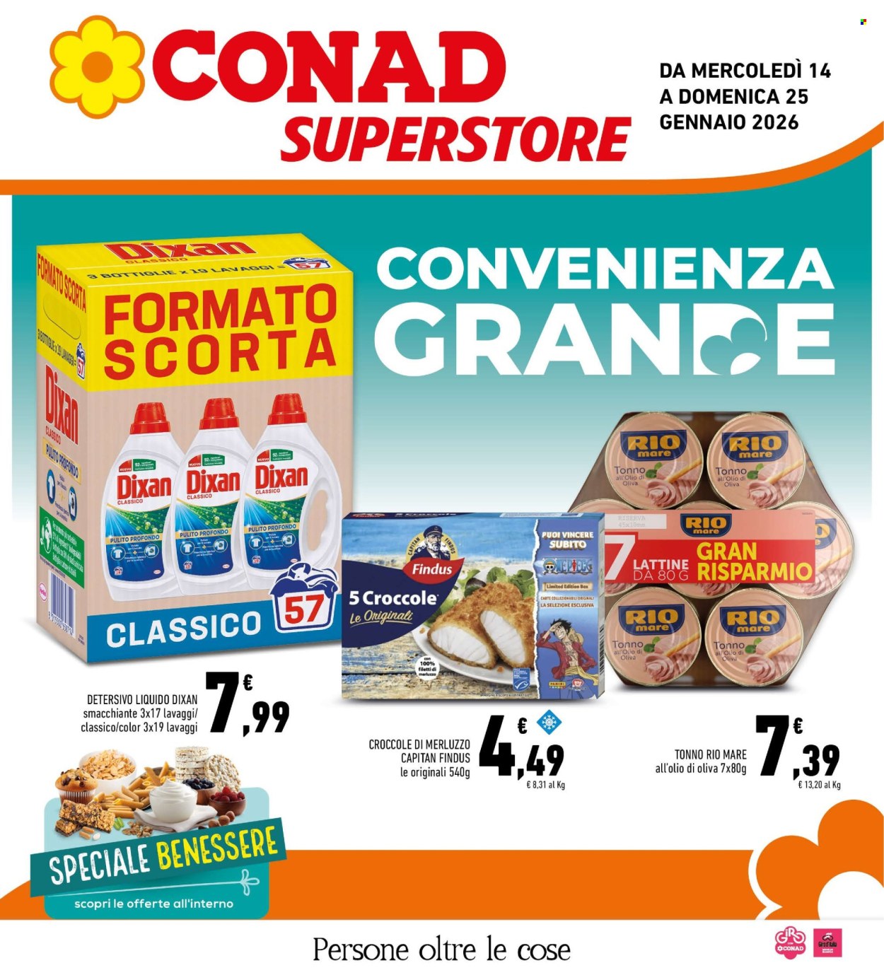 Volantino Conad Superstore - 14/1/2026 - 25/1/2026. Pagina 1