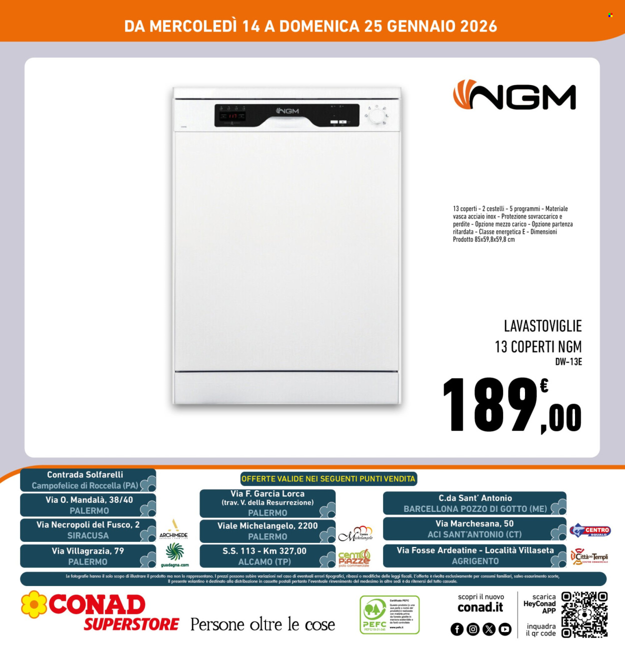 Volantino Conad Superstore - 14/1/2026 - 25/1/2026. Pagina 4
