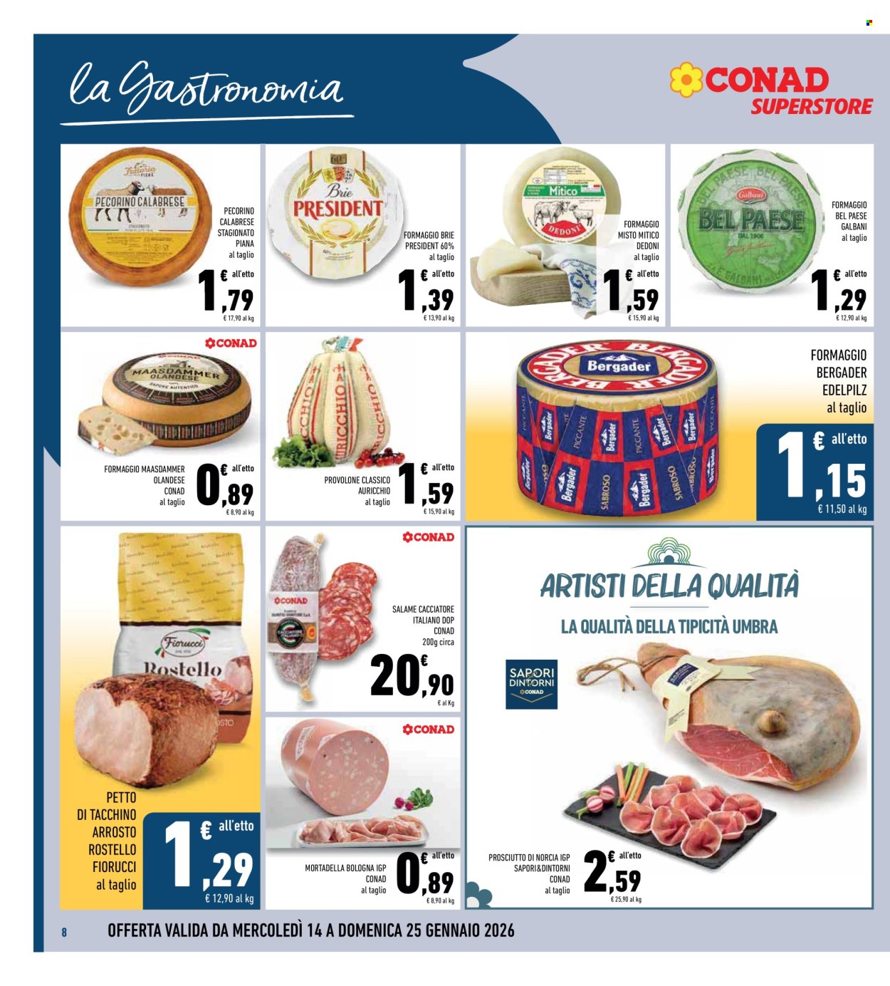 Volantino Conad Superstore - 14/1/2026 - 25/1/2026. Pagina 8