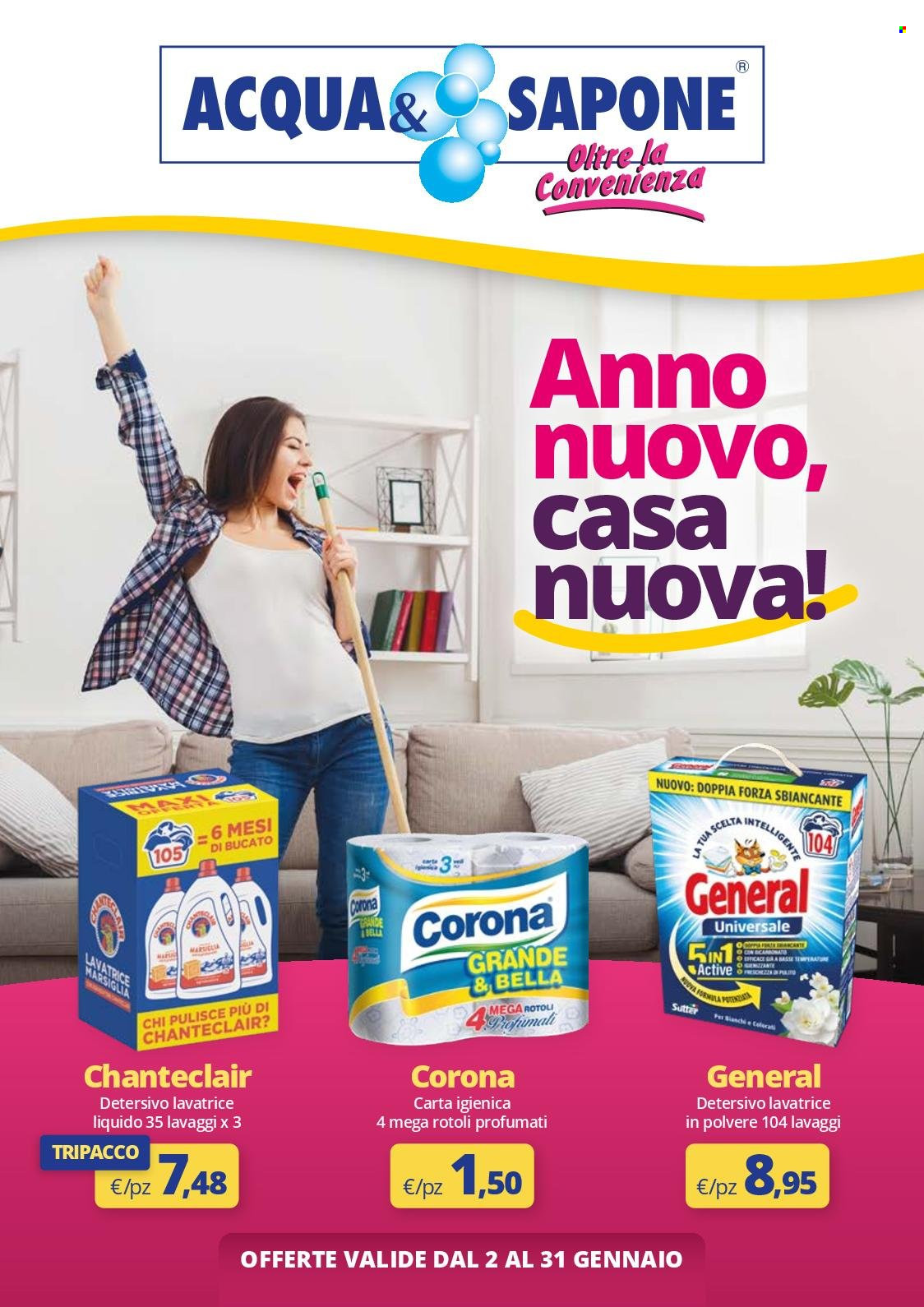 Volantino Acqua & Sapone - 2/1/2026 - 31/1/2026. Pagina 1