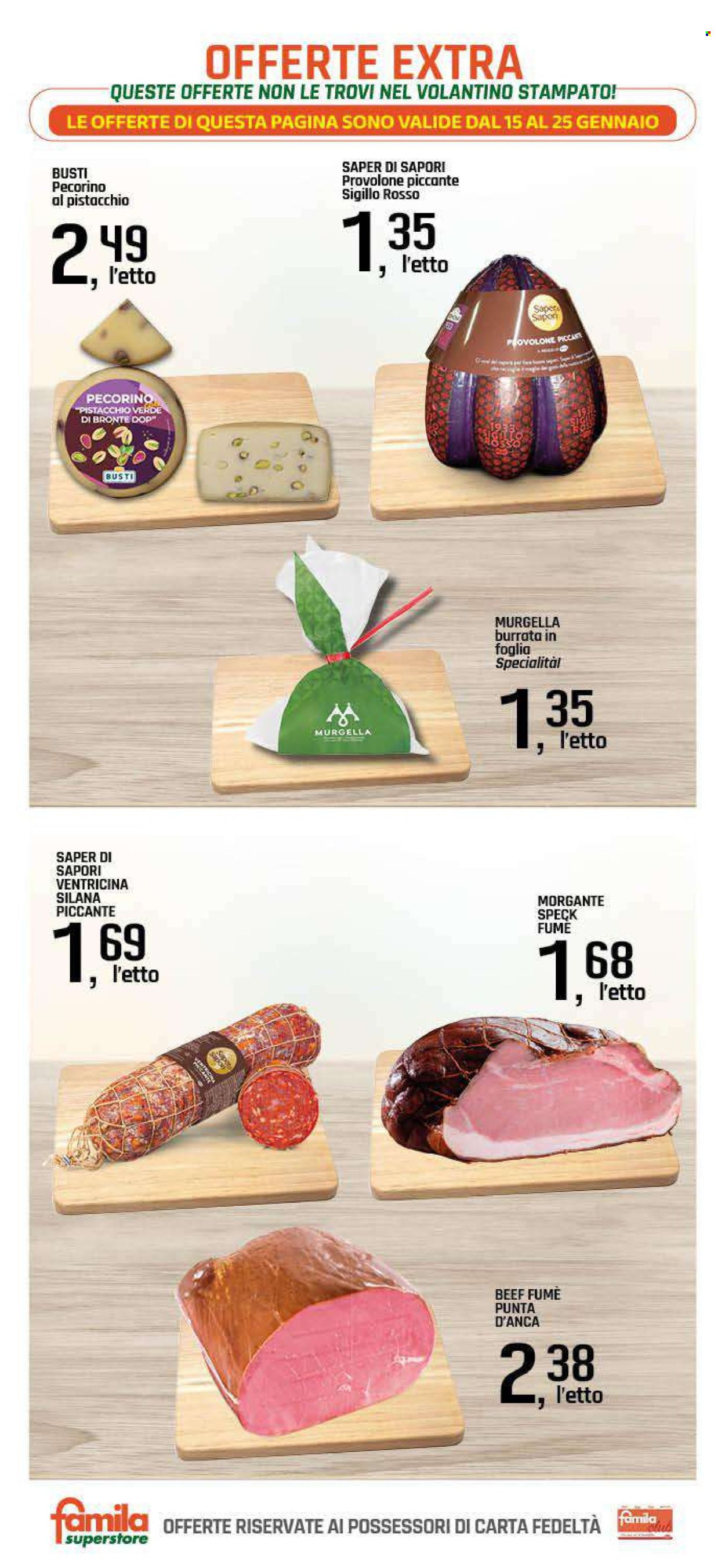 Volantino Famila - 15/1/2026 - 25/1/2026. Pagina 18