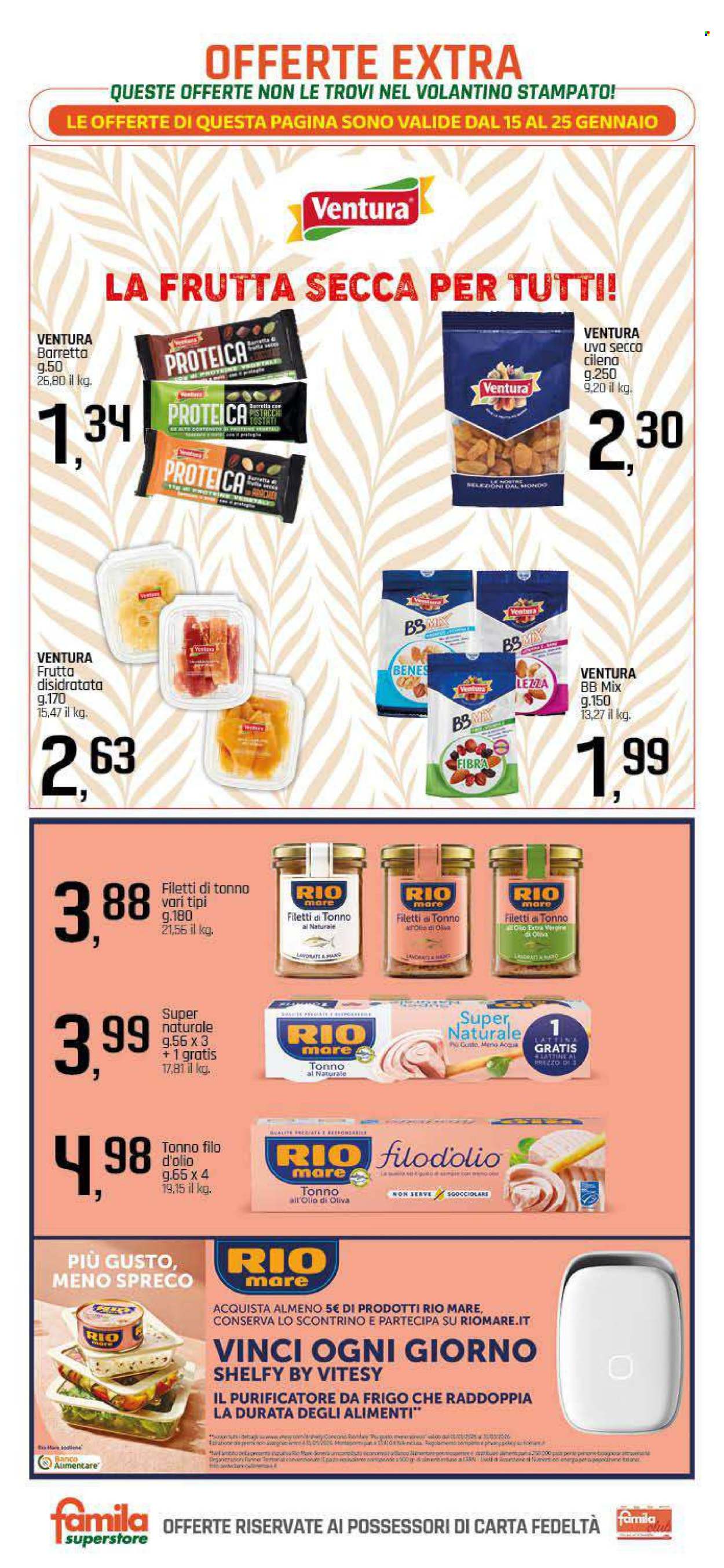 Volantino Famila - 15/1/2026 - 25/1/2026. Pagina 22