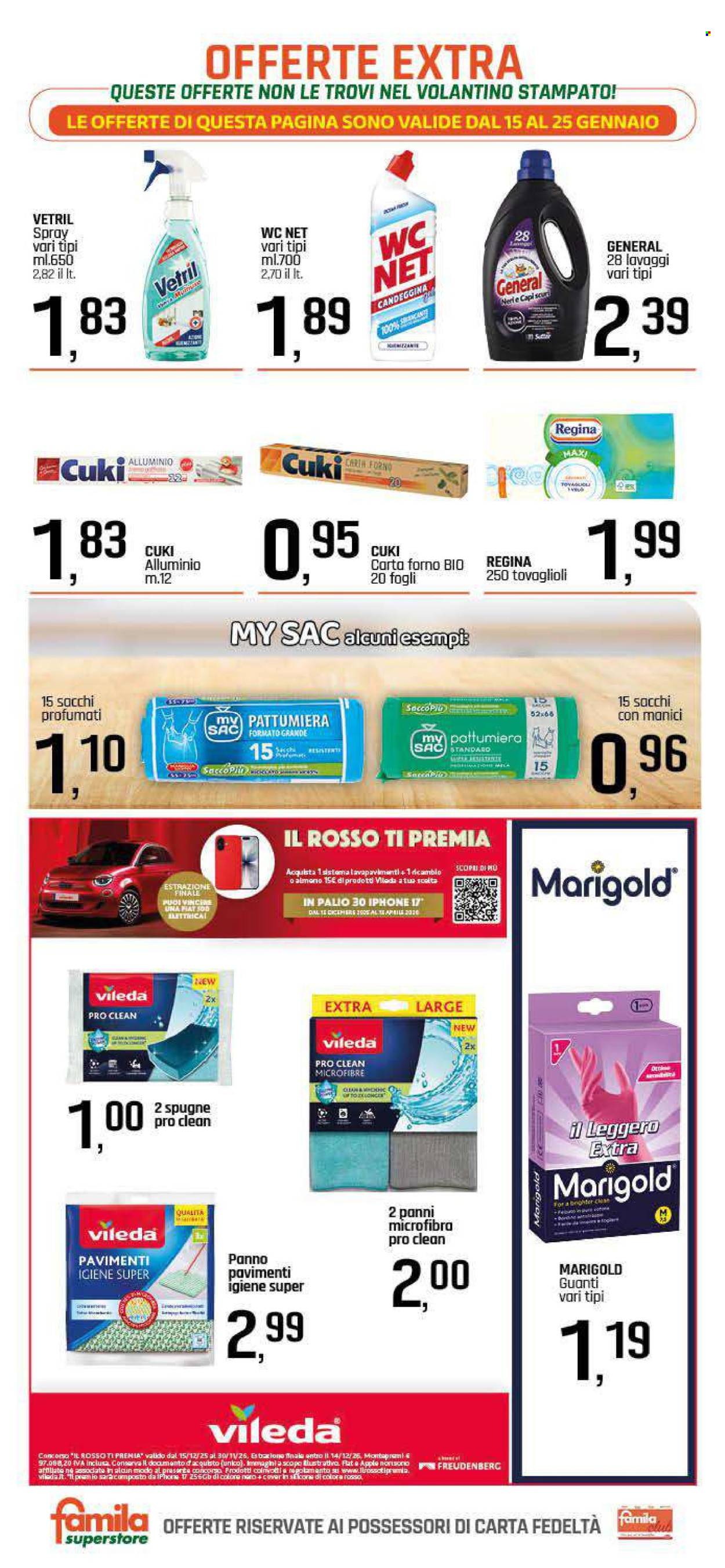 Volantino Famila - 15/1/2026 - 25/1/2026. Pagina 25