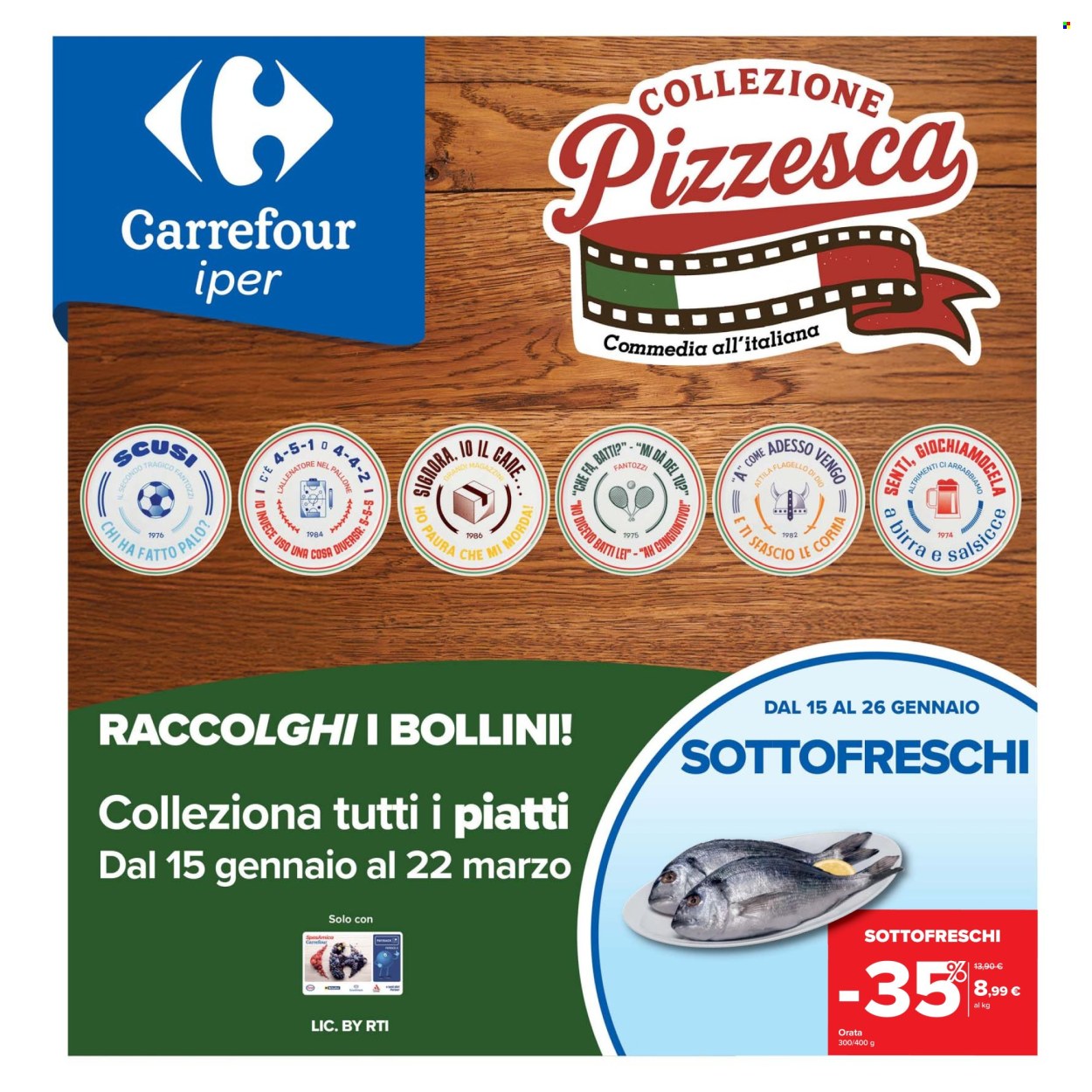 Volantino Carrefour - 15/1/2026 - 26/1/2026. Pagina 1