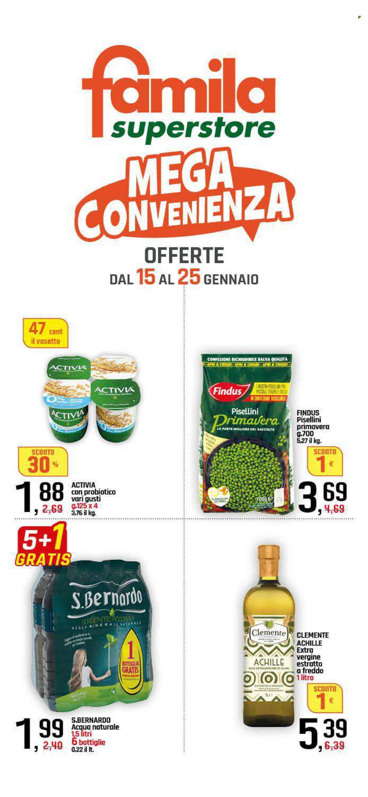 Volantino Famila - 15/1/2026 - 25/1/2026. Pagina 1