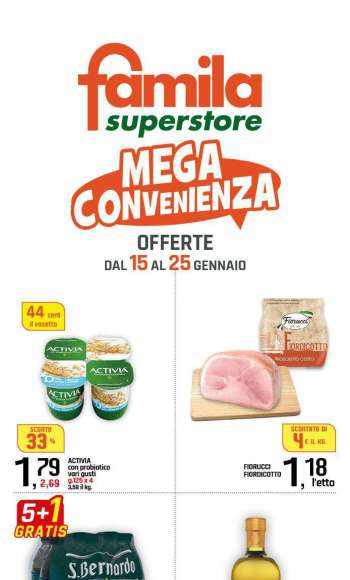 Volantino Famila - 15/1/2026 - 25/1/2026.
