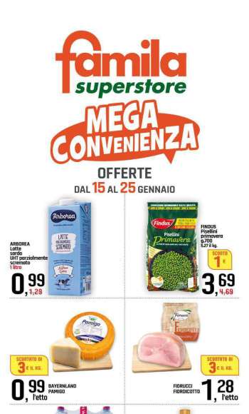 Volantino Famila - 15/1/2026 - 25/1/2026.