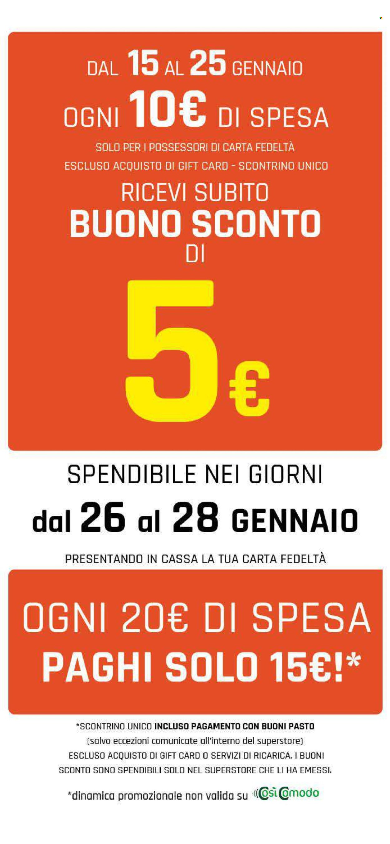 Volantino Famila - 15/1/2026 - 25/1/2026. Pagina 2