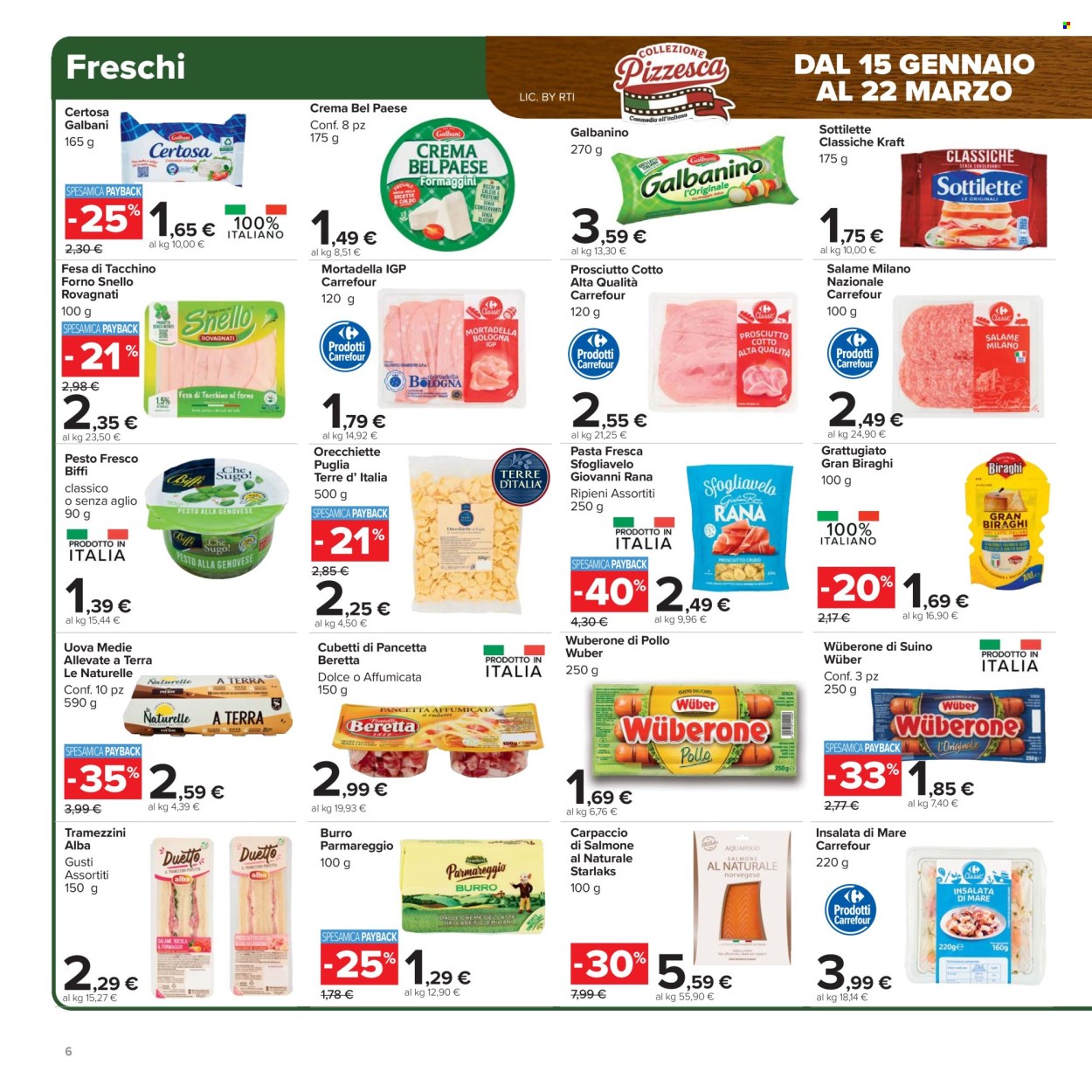 Volantino Carrefour - 15/1/2026 - 26/1/2026. Pagina 6