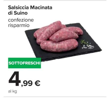 Salsiccia Macinata di Suino