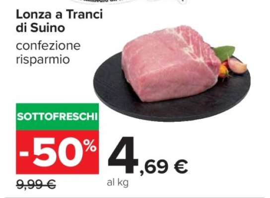 LONZA A TRANCI DI SUINO