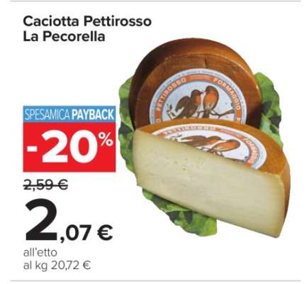 Caciotta Pettirosso La Pecorella