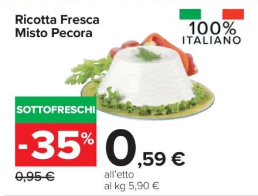 Ricotta Fresca Misto Pecora