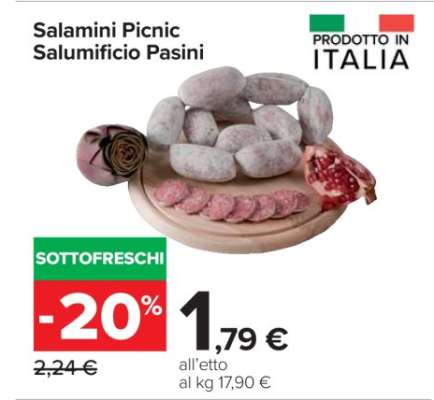 Salamini Picnic Salumificio Pasini