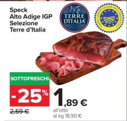 Speck Alto Adige IGP Selezione Terre d’Italia