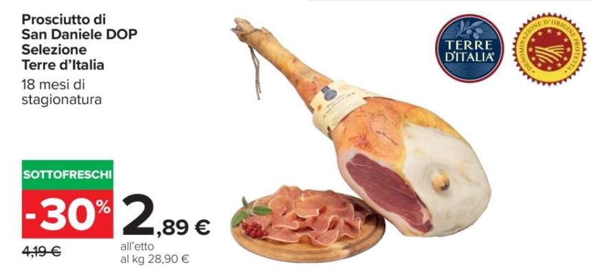 Prosciutto di San Daniele DOP Selezione Terre d’Italia