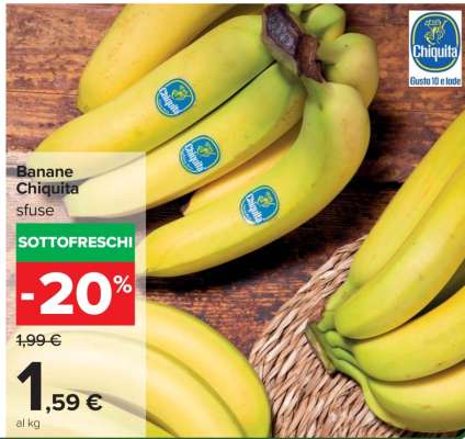 Banane Chiquita Sfuse