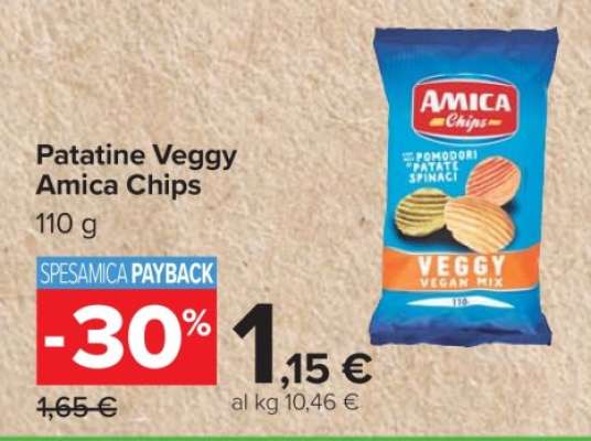 Patatine Veggy Amica Chips
