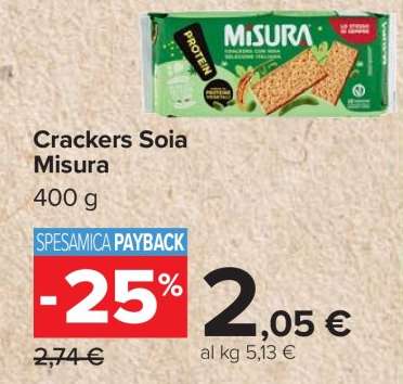 Crackers Soia Misura