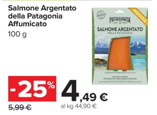 Salmone Argentato della Patagonia Affumicato