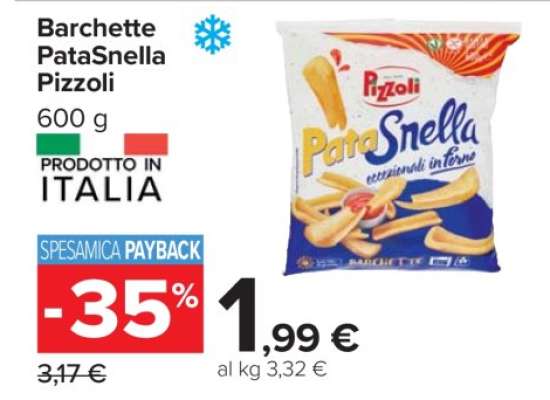 Barchette Patasnella Pizzoli