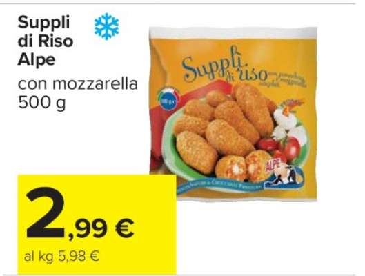 Suppli di Riso Alpe