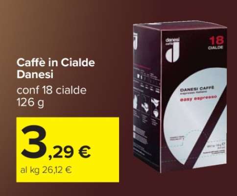 Caffè in cialde Danesi